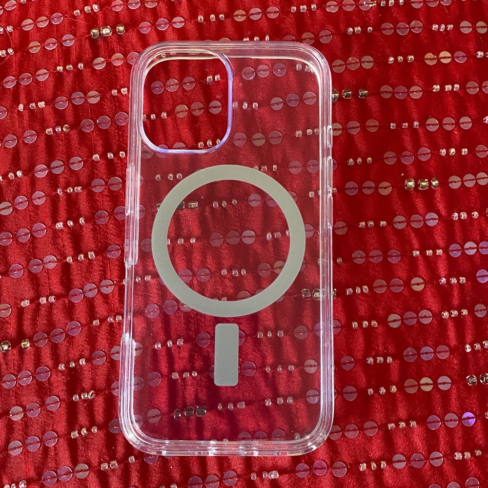 Otterbox Clear Silver Magnetic Phone Case New Not Used